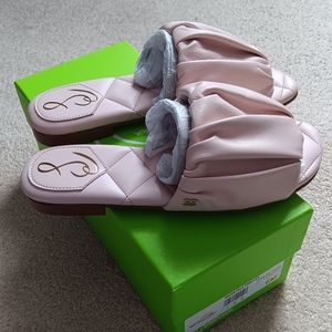 Sam Edelman Briar Pale Pink Lea slippers